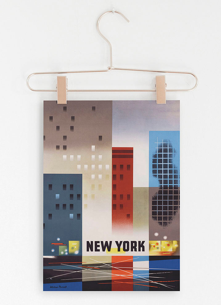 NEW YORK ILLUSTRATION POSTERPosterFinger Art PrintsMARY & FAP