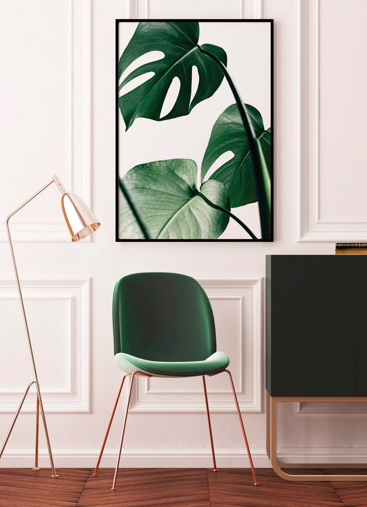 MONSTERA LEAFPosterFinger Art PrintsMARY & FAP