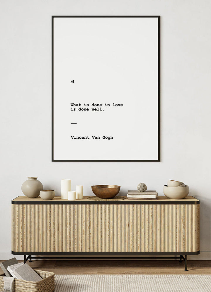 Vincent Van Gogh Quote PosterPosterMARY&FAPMARY & FAP