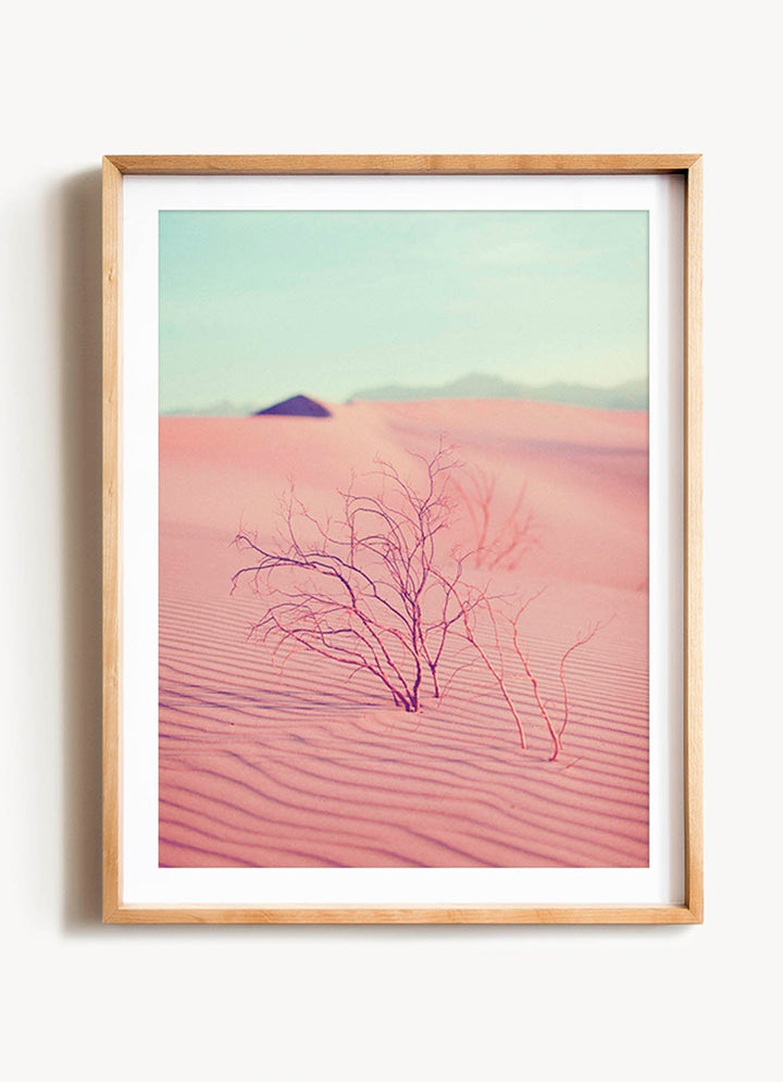 PINK DESERTPosterFinger Art PrintsMARY & FAP