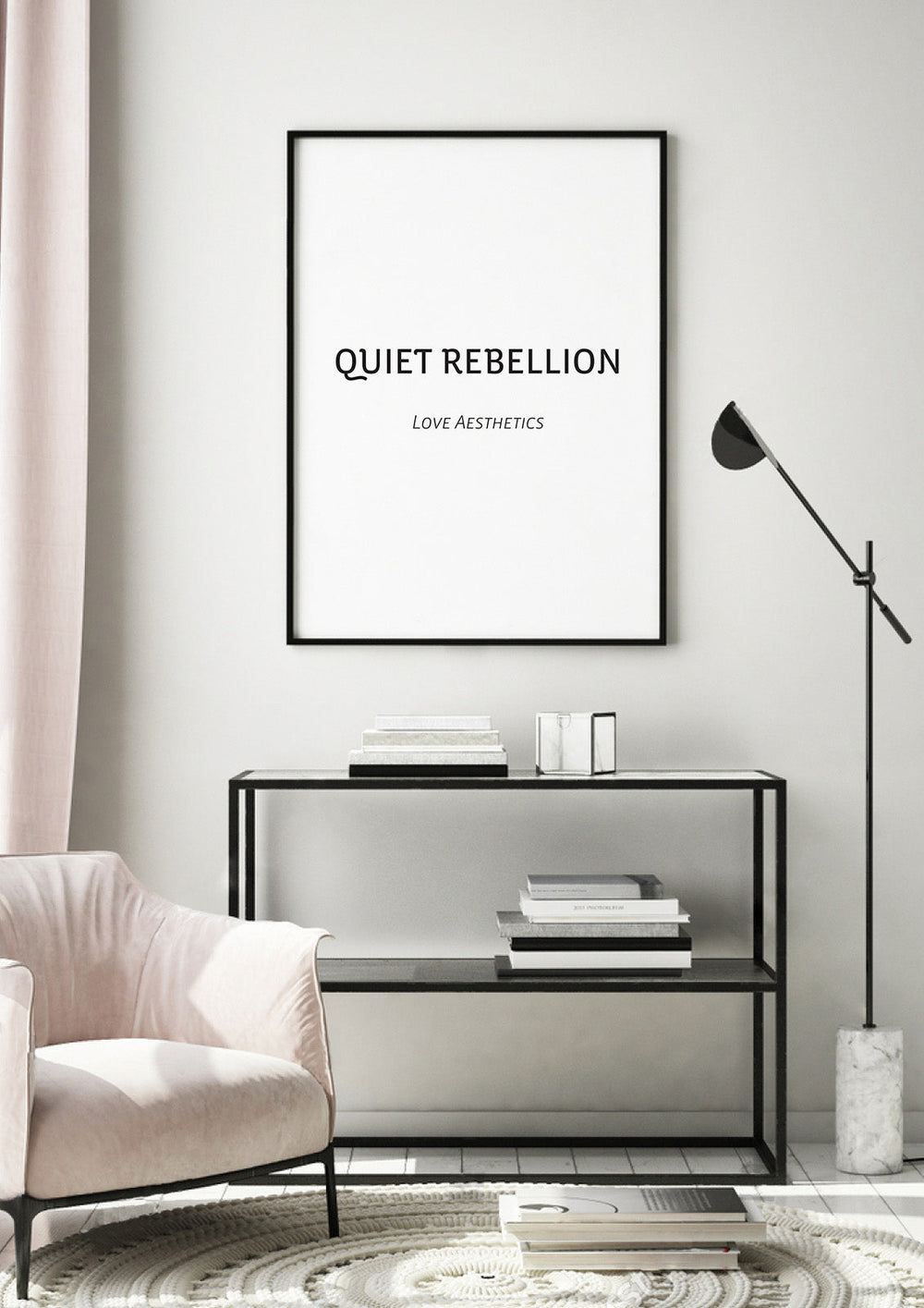 QUIET REBELLIONPosterFinger Art PrintsMARY & FAP