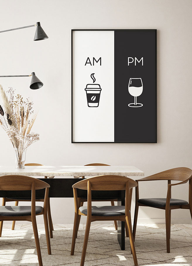 Café et vin Poster