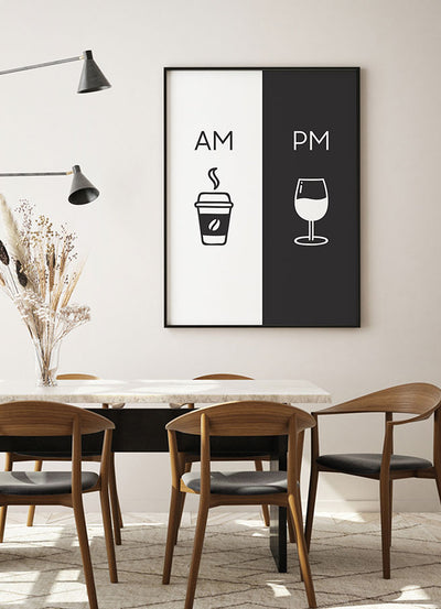 Coffee and Wine Poster