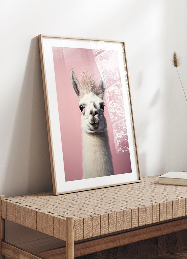 Delicate Minimalist Llama