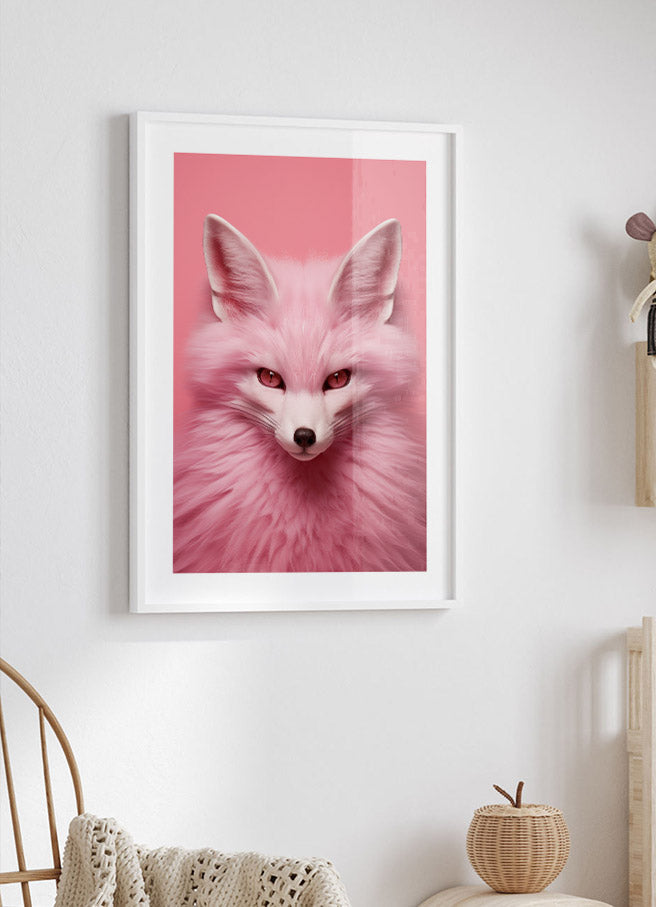 Enigmatic Pink Fox