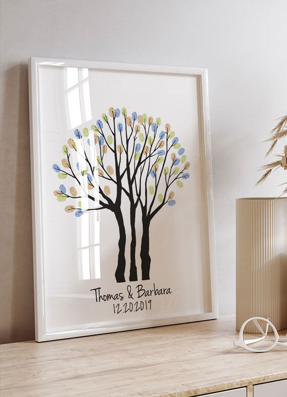 Fairytale Fingerprint Guestbook Tree