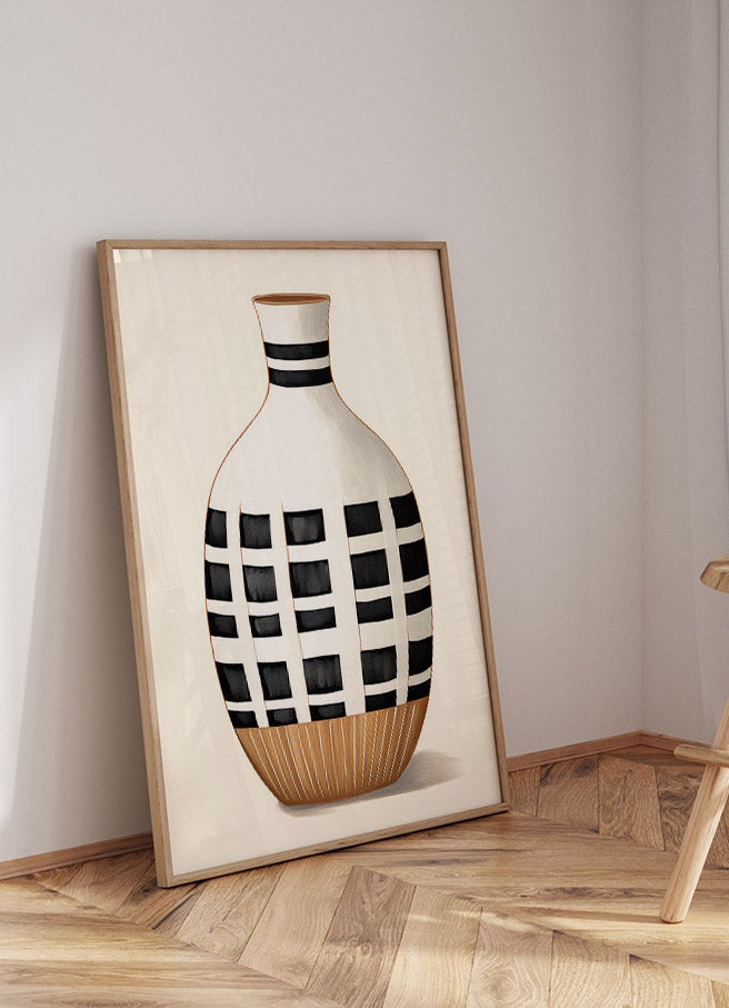 Striped Vase Art