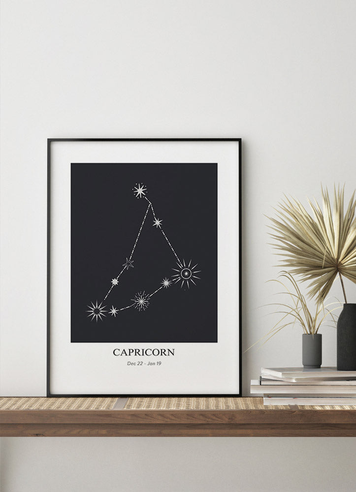 Zodiaque Capricorne Poster