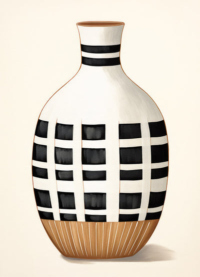 Striped Vase Art