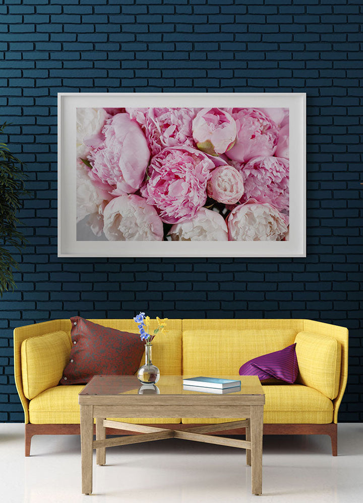 peony flower posterPosterMARY&FAPMARY & FAP