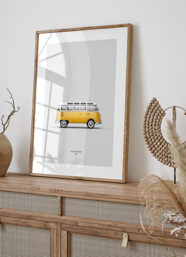 Volkswagen Bus VB-Plakat