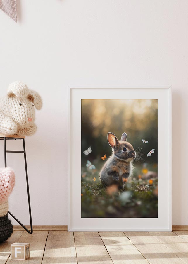 Playful Baby Bunny