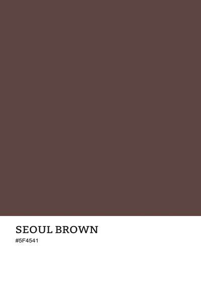 Couleur marron de Séoul Poster