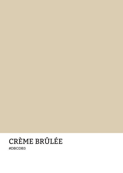 Crème Brûlée Farbposter
