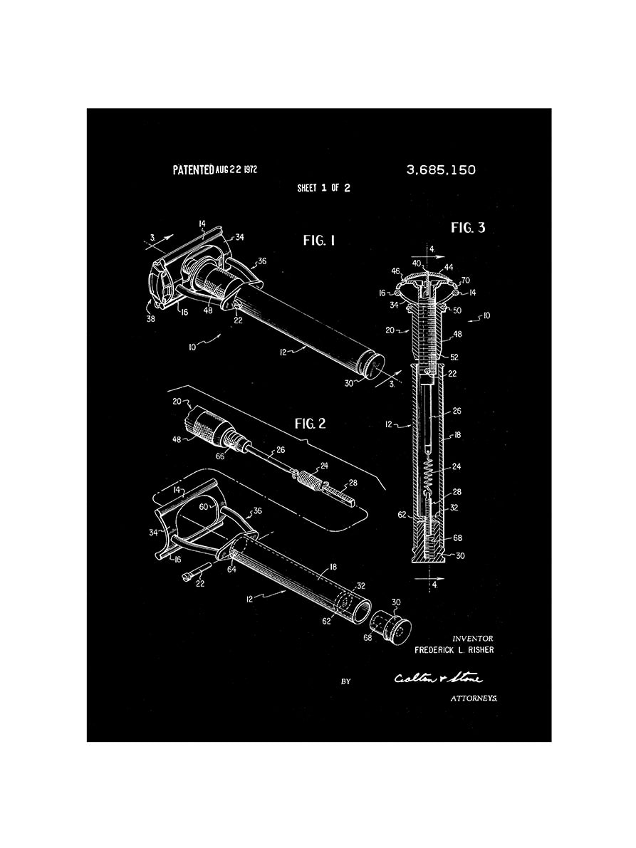 SAFETY-RAZOR PATENTPosterMARY & FAPMARY & FAP