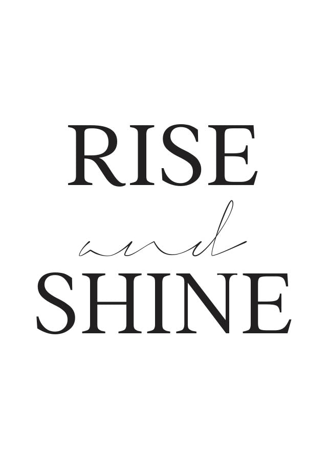 RISE AND SHINEPosterMARY & FAPMARY & FAP