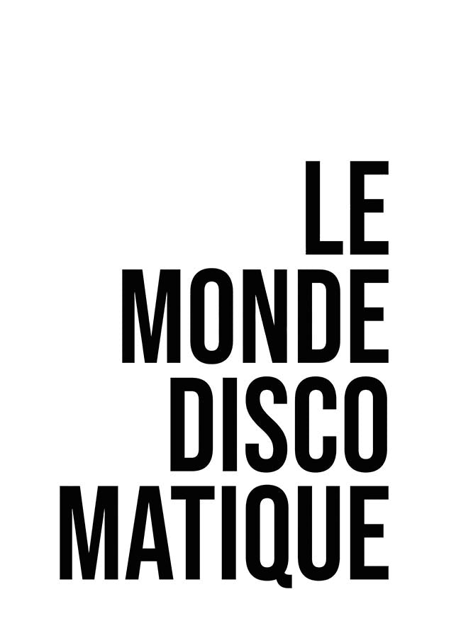 LE MOND DISCO MATIQUEPosterMARY & FAPMARY & FAP