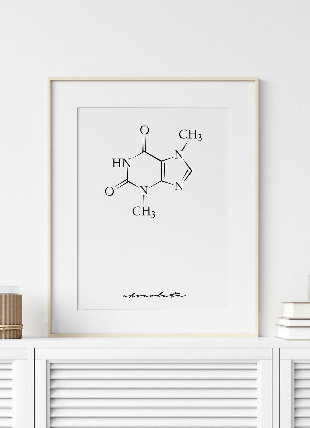 CHOCOLATE MOLECULE POSTERPosterFinger Art PrintsMARY & FAP