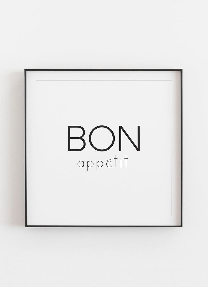 BON APPETITPosterFinger Art PrintsMARY & FAP