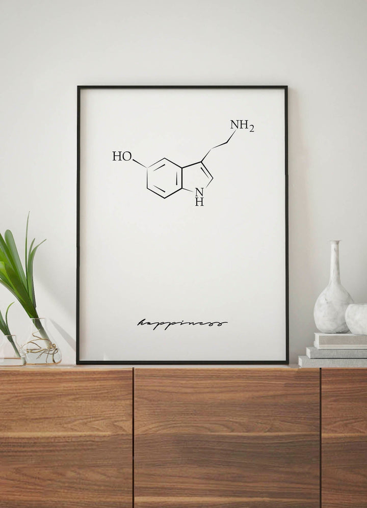 HAPPINESS MOLECULE POSTERPosterFinger Art PrintsMARY & FAP