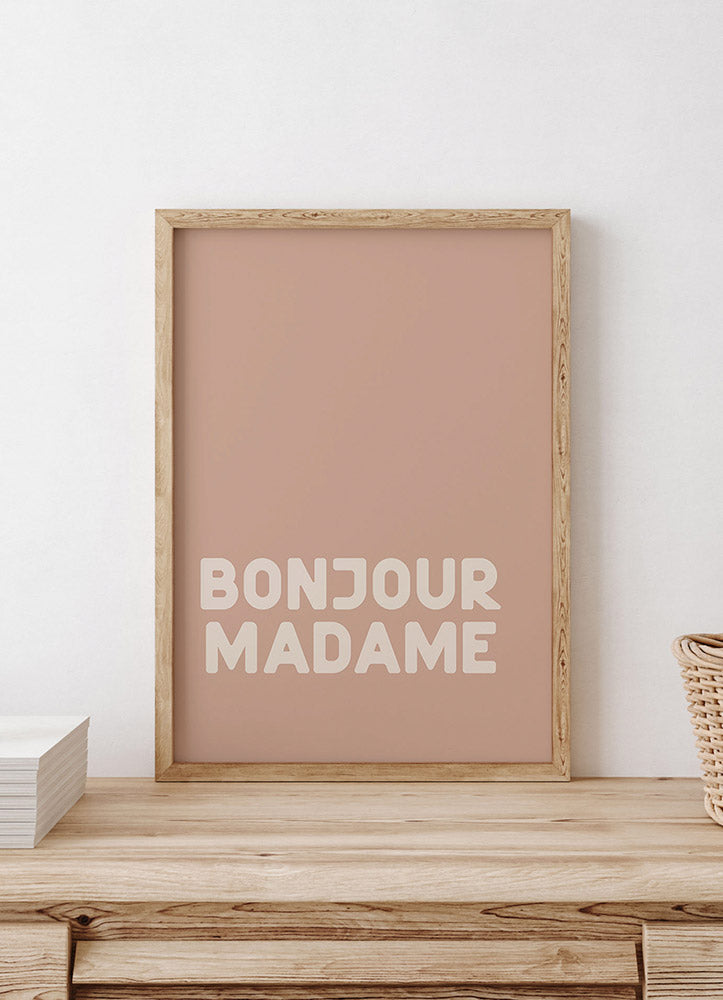 Bonjour Madame Poster