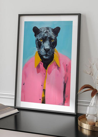 Modern Art Panther Painting