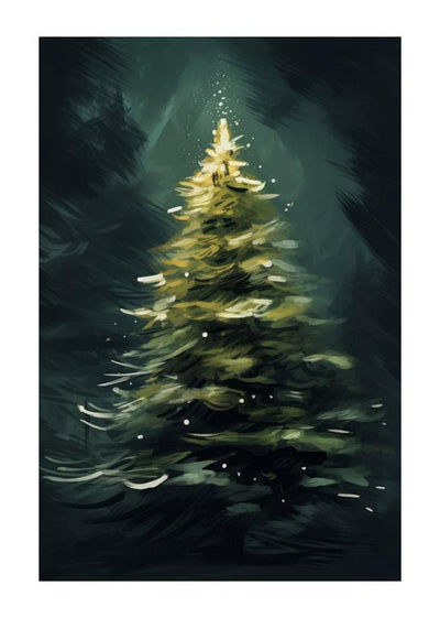 Illuminated Christmas Tree Art