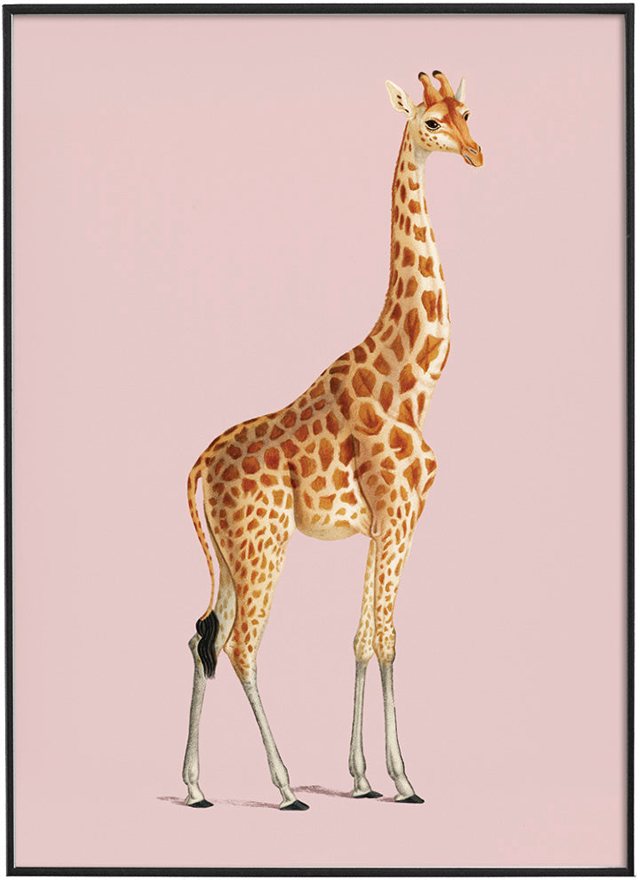 GIRAFFEPosterFinger Art PrintsMARY & FAP