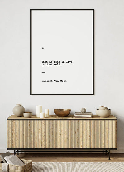 Vincent Van Gogh Quote PosterPosterMARY&FAPMARY & FAP