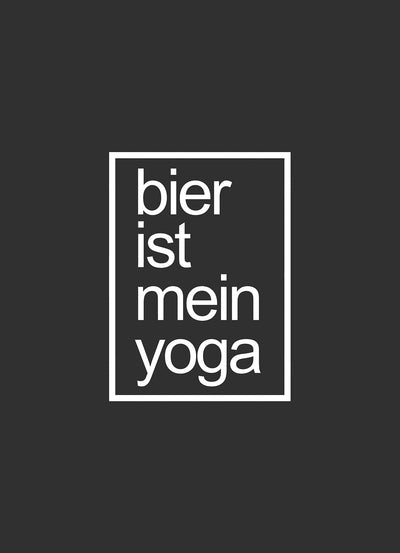 bier ist mein yogaPosterMARY & FAPMARY & FAP