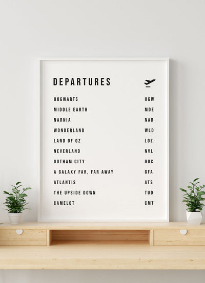 departures posterPosterMARY & FAPMARY & FAP