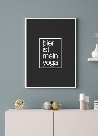 bier ist mein yogaPosterMARY & FAPMARY & FAP