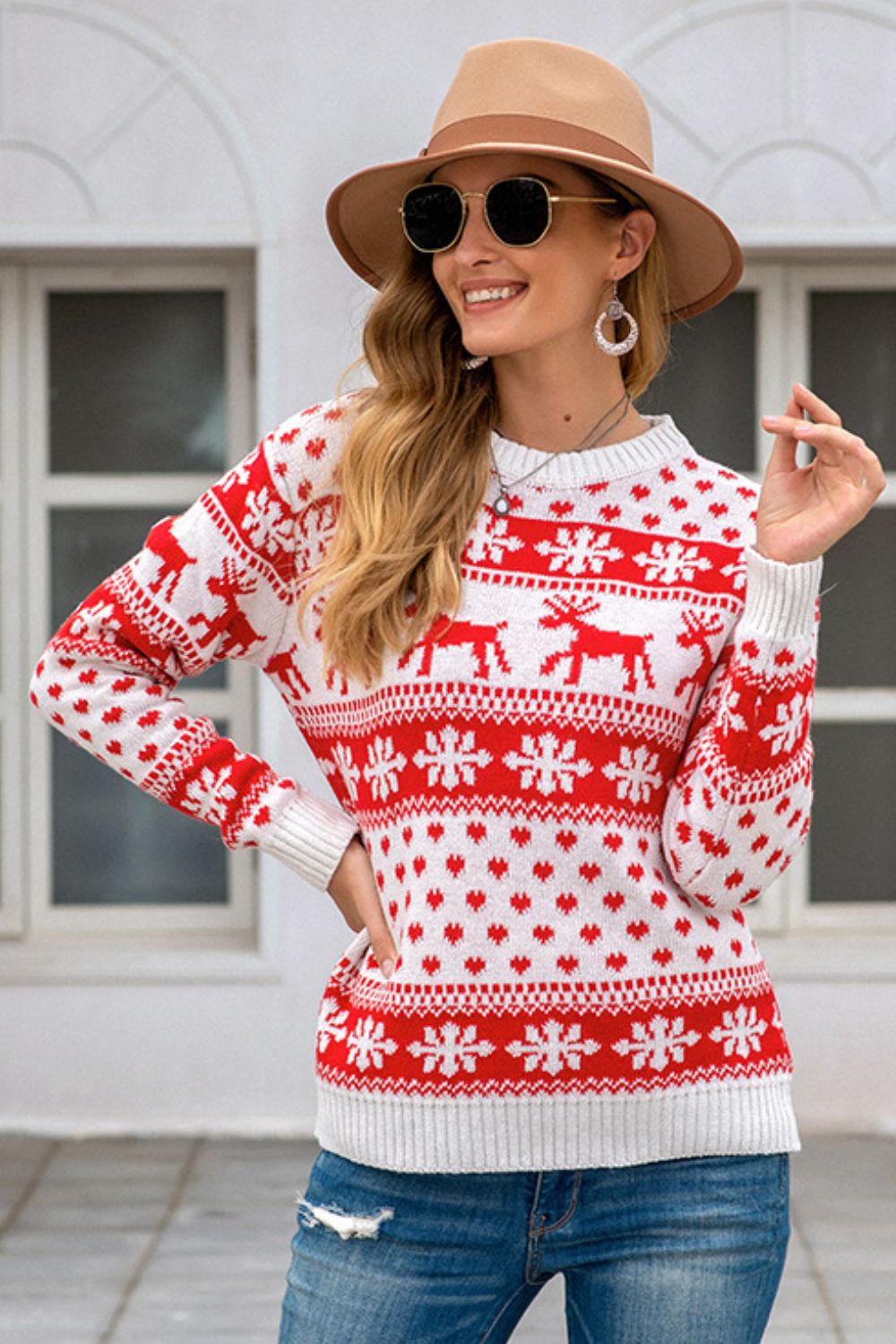 Christmas Round Neck SweaterTrendsiMARY & FAP