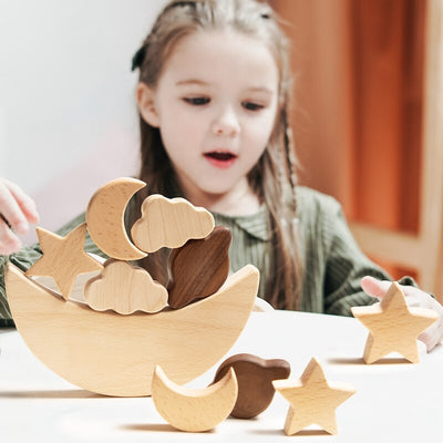 Montessori-Holzausgleichsblöcke