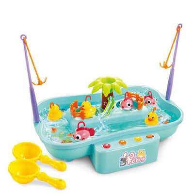 Kids Electric Fishing Toys with Water Cycle, Music and Light