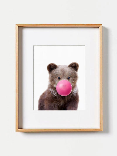Nursery Bear with bubble gumPosterMARY & FAPMARY & FAP