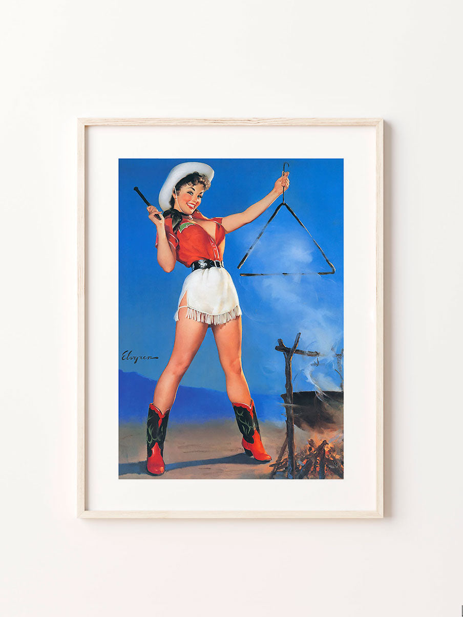 "Come and Get It" pin up girl posterPosterMARY & FAPMARY & FAP