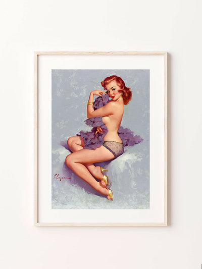 Vintage pin up girl posterPosterMARY & FAPMARY & FAP