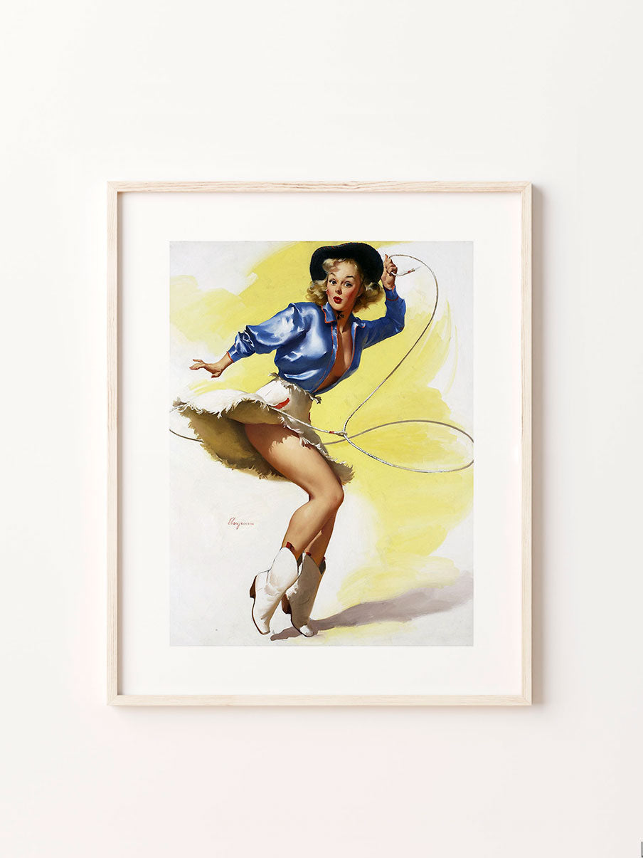 "On Her Toes" pin up girl posterPosterMARY & FAPMARY & FAP