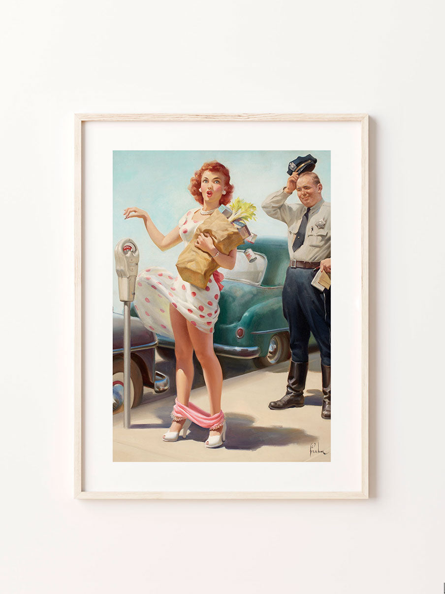 "No Time to Lose poster" pin up girl posterPosterMARY & FAPMARY & FAP