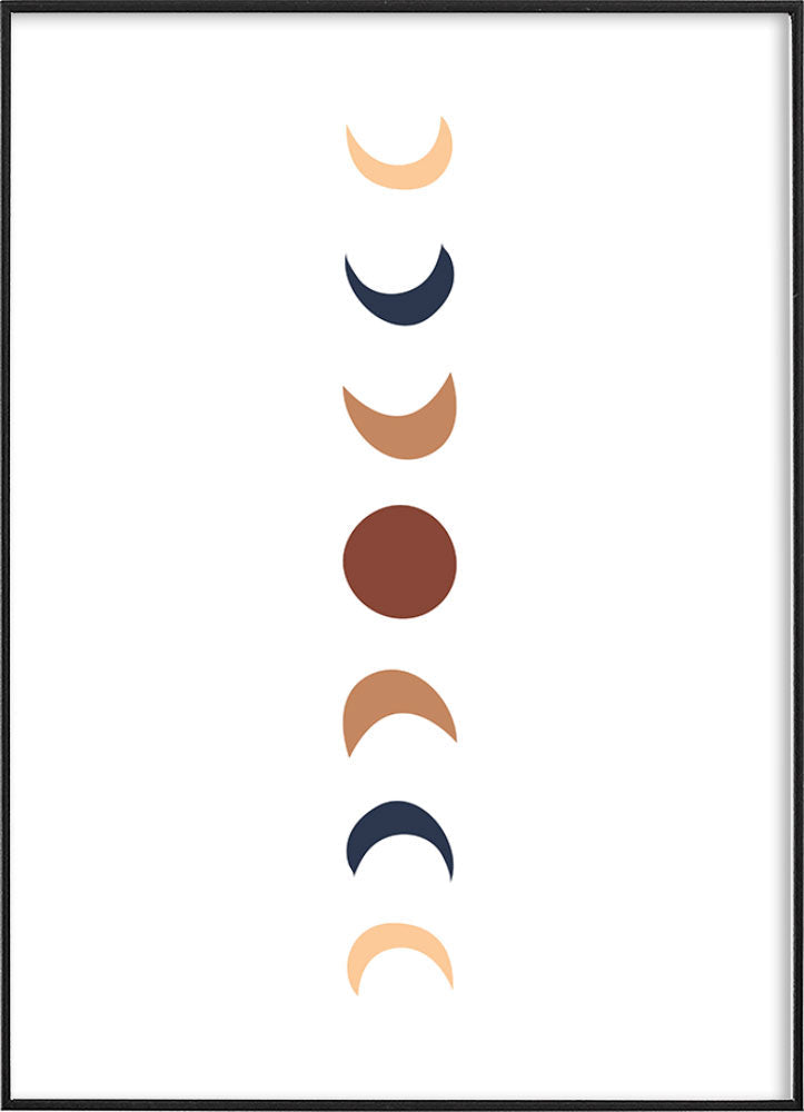 MOON PHASES POSTERPosterMARY & FAPMARY & FAP