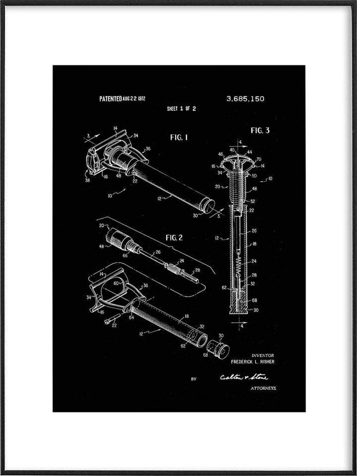 SAFETY-RAZOR PATENTPosterMARY & FAPMARY & FAP