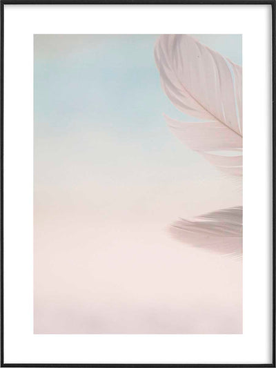 PINK FEATHER POSTERPosterMARY & FAPMARY & FAP