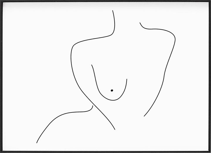 NAKED LINE ART POSTERPosterMARY & FAPMARY & FAP