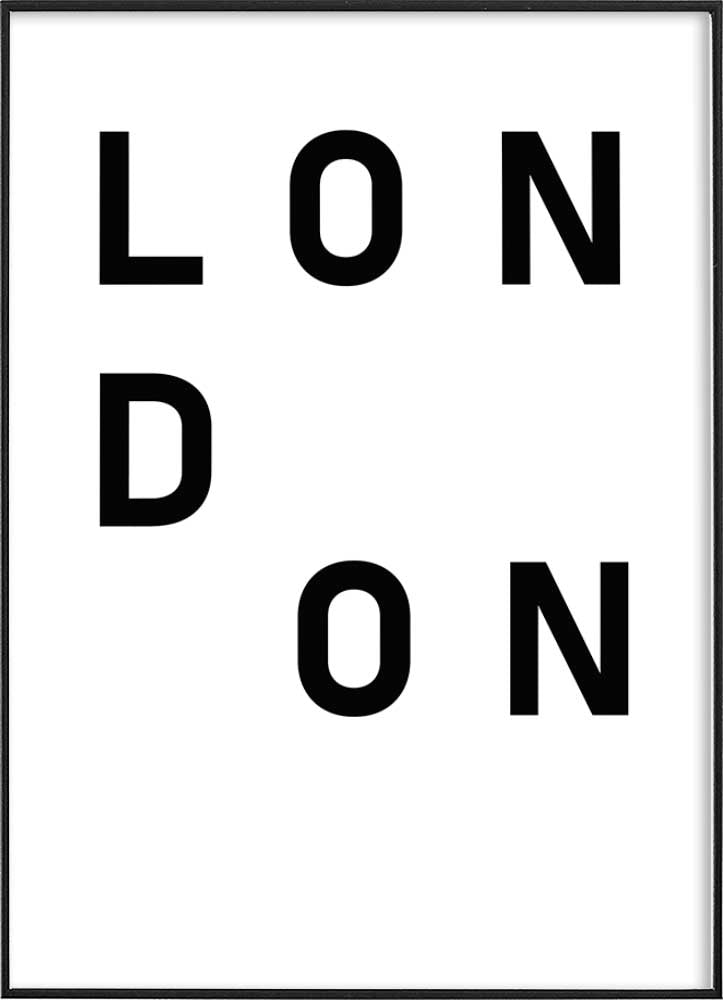 LONDON TYPOGRAPHY POSTERPosterMARY & FAPMARY & FAP