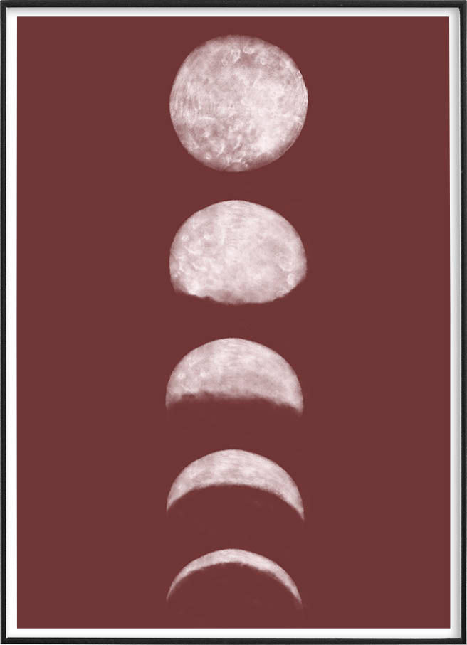 moon phases N2 posterPosterMARY & FAPMARY & FAP