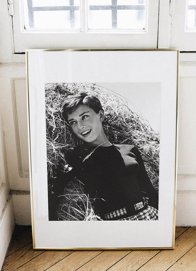 AUDREY HEPBURN Audrey Hepburn Italy July 1955PosterMARY&FAPMARY & FAP