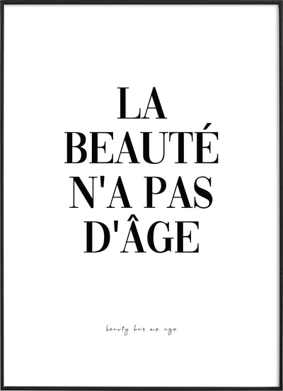 BEAUTY HAS NO AGEPosterFinger Art PrintsMARY & FAP