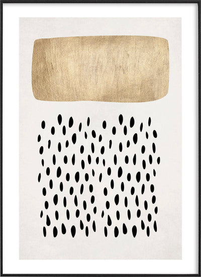 RAIN DROPS ABSTRACT POSTERPosterFinger Art PrintsMARY & FAP
