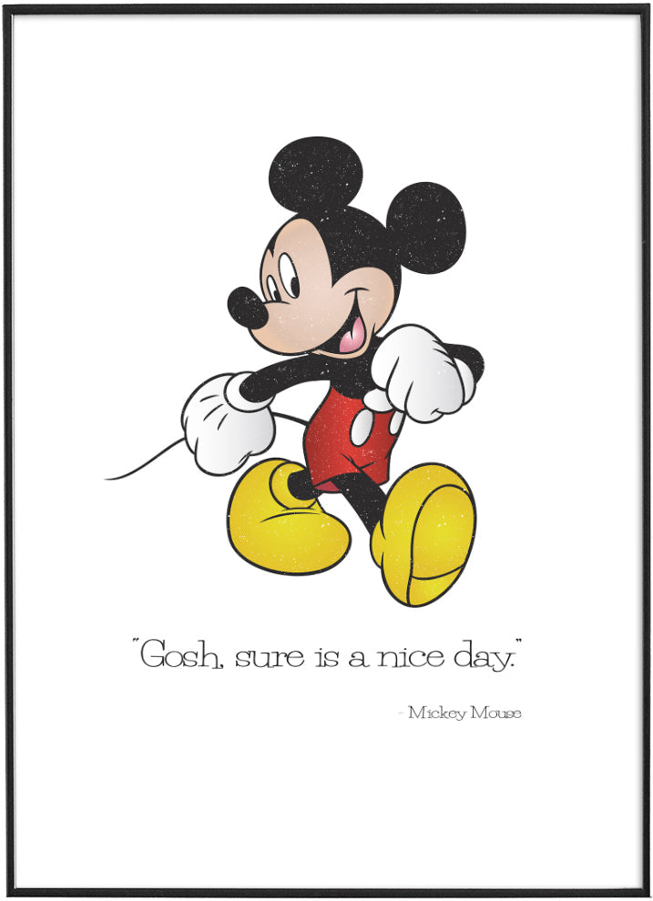 MICKEY MOUSEPosterFinger Art PrintsMARY & FAP